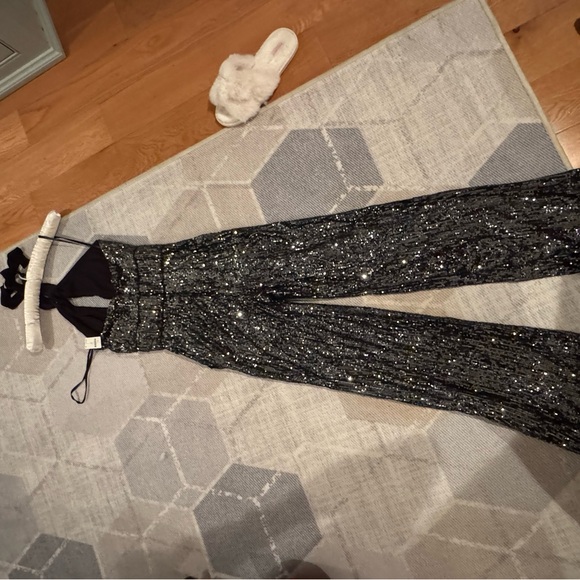Maeve Anthropologie Sequin Jumpsuit - Picture 10 of 11